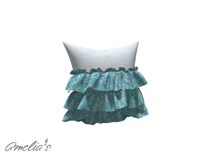 Amelia's Half Ruffled Pillow Style2 (Boxed)
