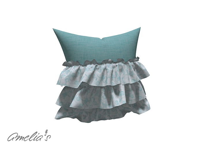 Amelia's Half Ruffled Pillow Style 8  (Boxed)