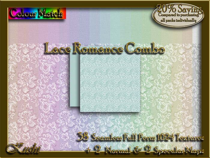 !Kushi! LaceRomanceCOMBO Textures -WearToUnpack