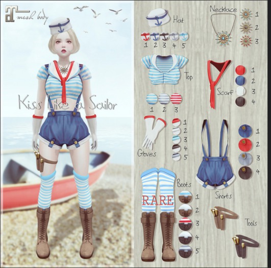 Belle Epoque {Kiss Like a Sailor} Necklace #1