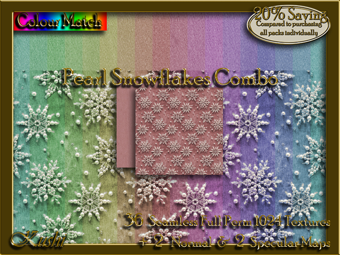 !Kushi! PearlSnowflakesCOMBO Textures -WearToUnpack