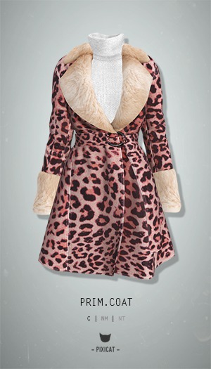 -Pixicat- Prim Coat (LeopardPink)