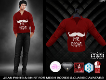 [NF] - Male Valentine Outfit 5 - [Victor]FITTED