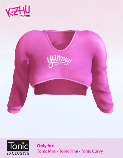 Short Sweater (Yummy - pink)