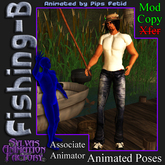 Fishing - B -- Standing and Fishing Animation (copyable)
