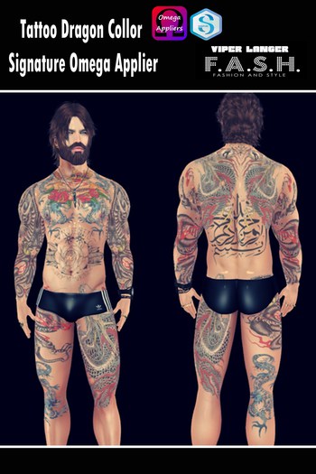 F.A.S.H VIPER Tattoo Dragon Collor Omega Applier