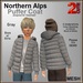 In the Alps Coat in Grey