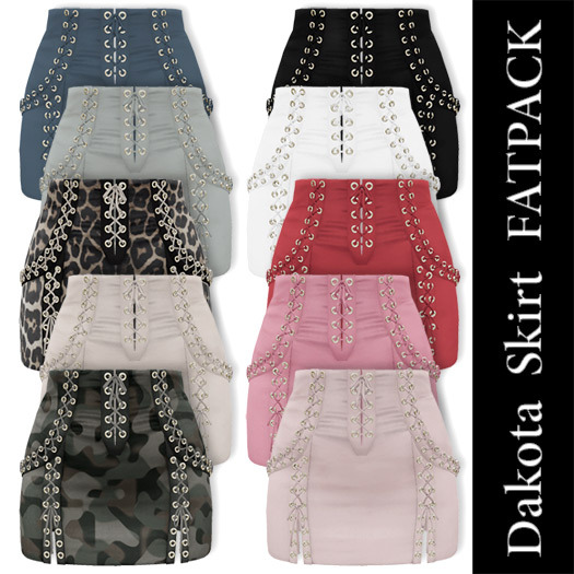 Mimikri - Dakota Lace Up Skirt FATPACK