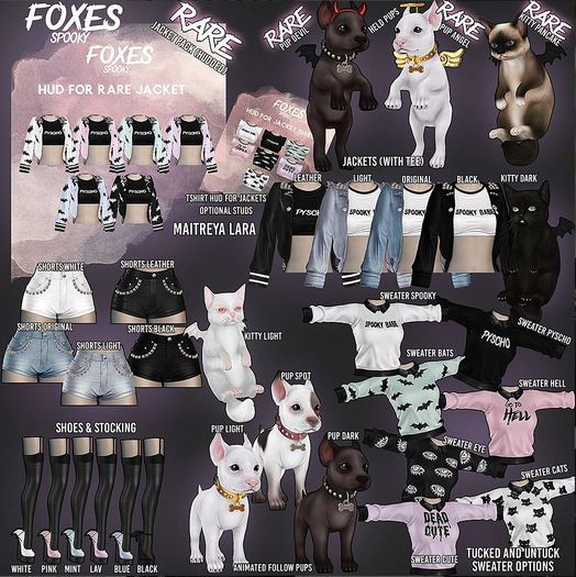 Foxes - Spooky - Sweater - spooky
