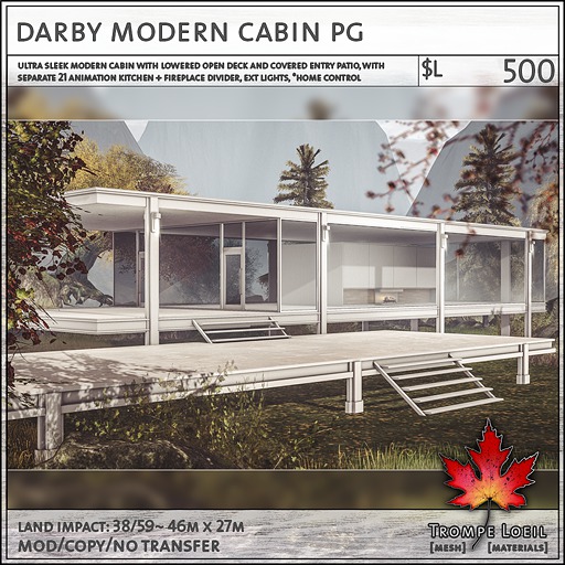 Trompe Loeil - Darby Modern Cabin PG [mesh]