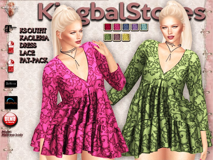 KS OUTFIT KAOLERIA DRESS LACE FAT-PACK