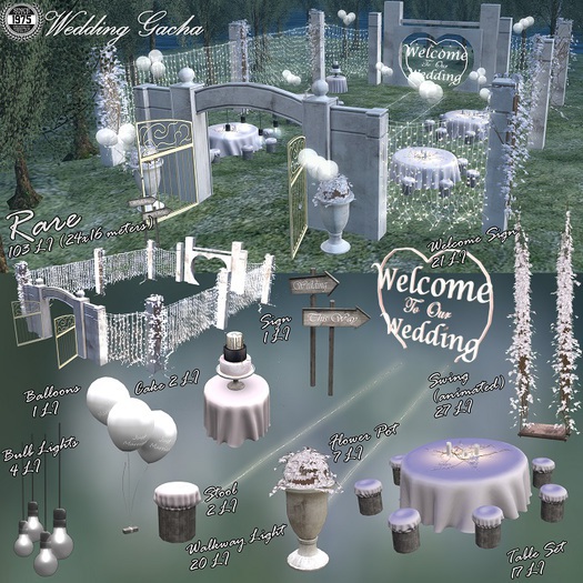 [Since1975] Wedding Gacha - Walkway Lights