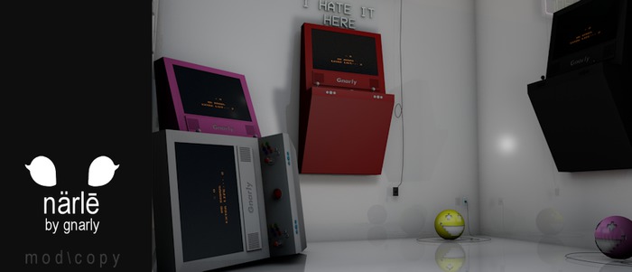 närlē - gnarcade machine black
