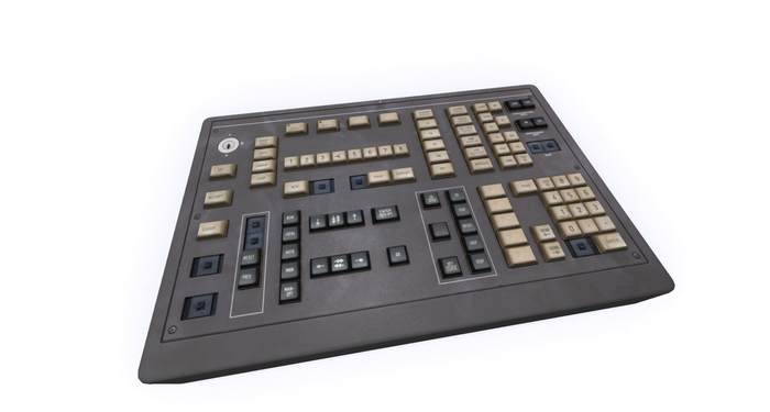 Old computer keyboard Mesh