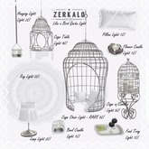 [ zerkalo ] Like a Bird - Cage Table Light
