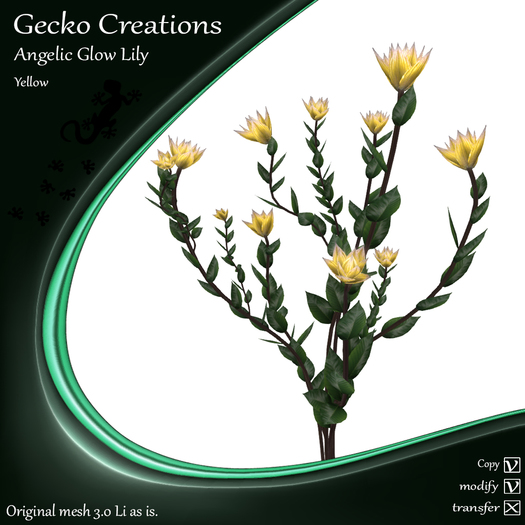GC-Angelic Glow Lily Yellow