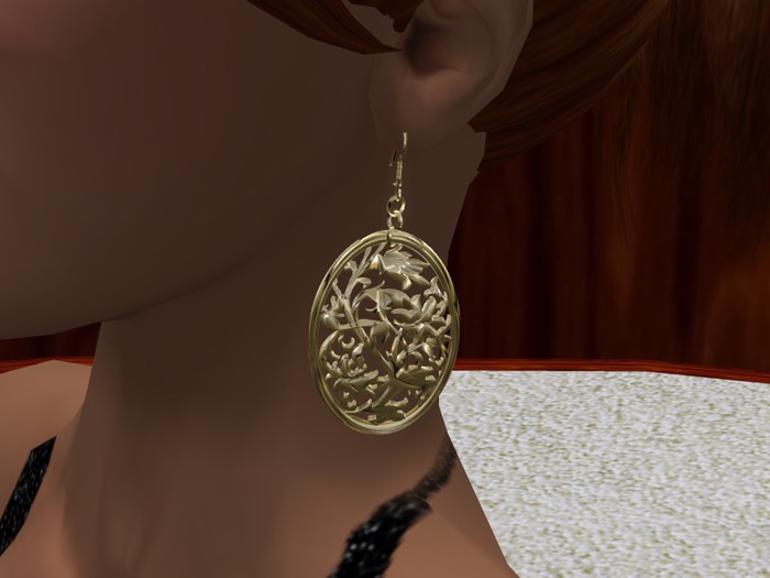 TM Celtic Foliage Earrings - Color Change - Brightness - Resize