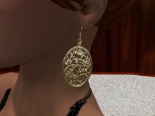 TM Celtic Foliage Earrings - Color Change - Brightness - Resize
