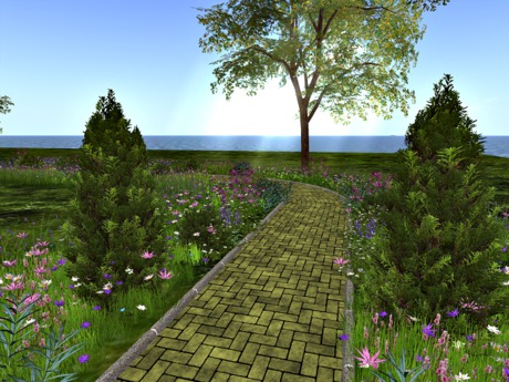 Second Life Path Second Life Marketplace - TMG - SUMMER STROLL - LANDSCAPED PATH*