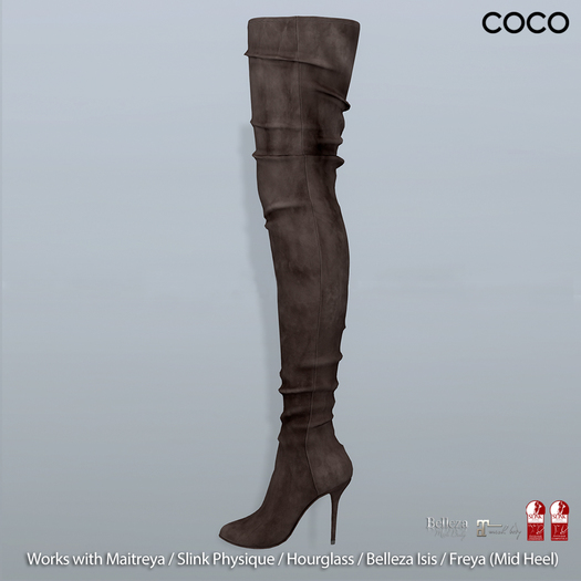 *COCO*_SuedeThighHighBoots_DarkBrown