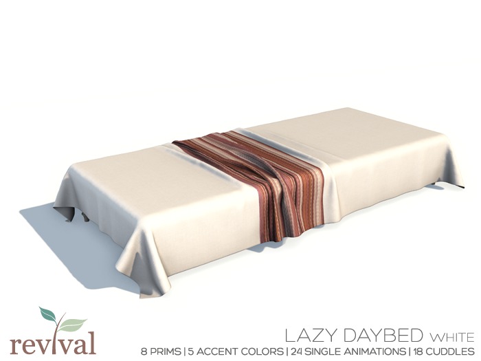 .:revival:. lazy daybed white