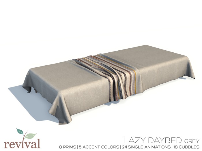 .:revival:. lazy daybed grey
