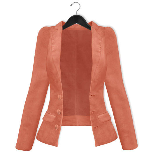 Mimikri - Taylor Velvet Blazer tangerine