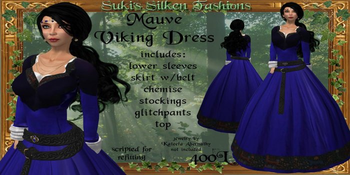 !~SSF~! Mauve Viking Dress