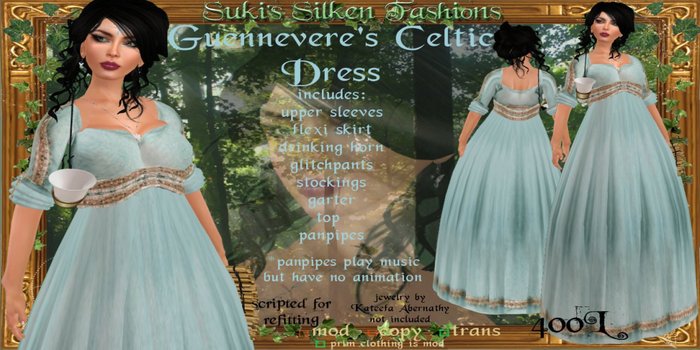 !~SSF~! Guennevere's Celtic Dress