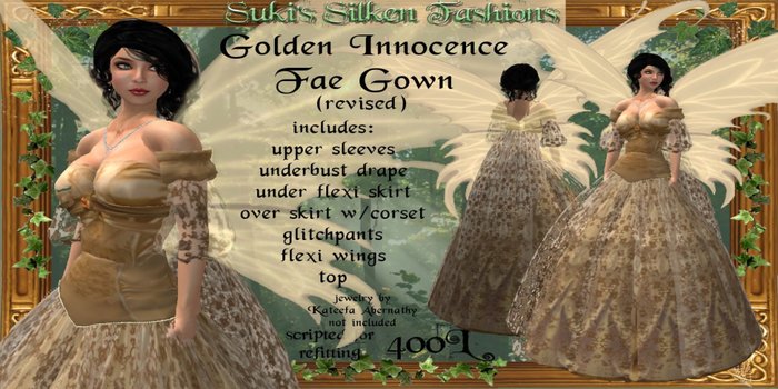 !~SSF~! Golden Innocence Gown (revised)