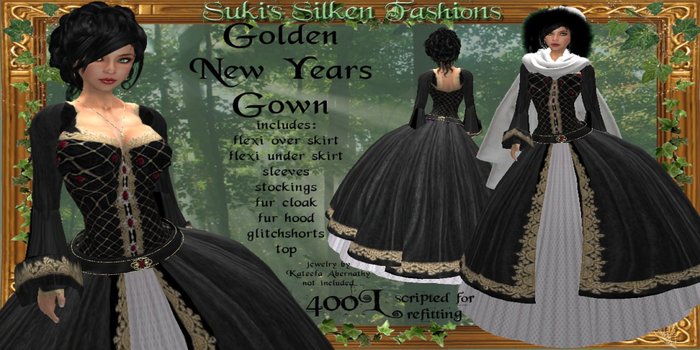 !~SSF~! Golden New Years Gown