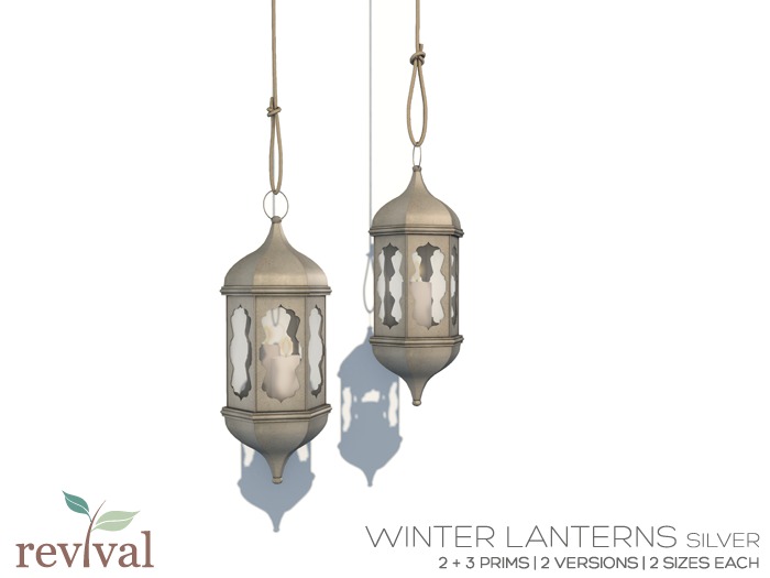 .:revival:. winter lanterns silver