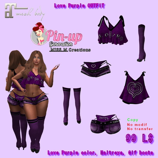 Love Purple OUTFIT