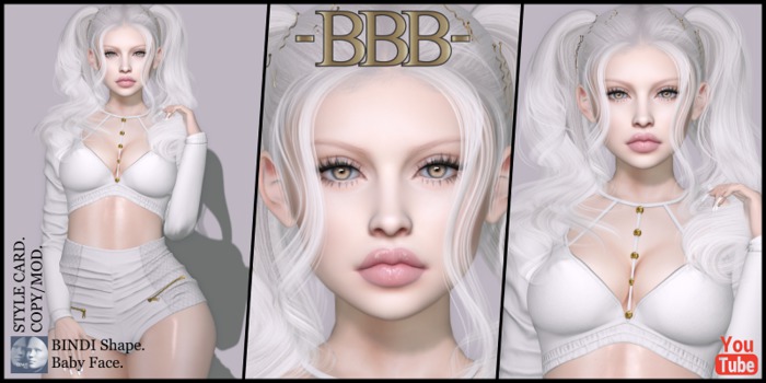 ~BBB~ BINDI Shape - GENUS - Baby Face.