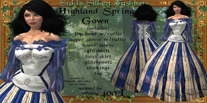 !~SSF~! Highland Spring Gown