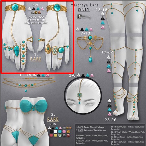 1.**RE** Amira Rings Set - RARE