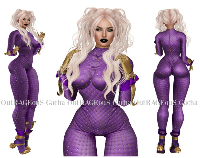 ::Axix:: Christmas Pixie - 3 Piece Set - Purple