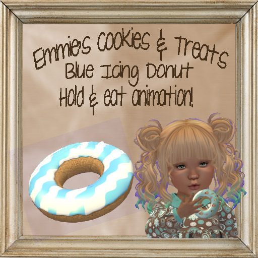 Yummy Donut Blue Icing 