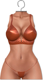 [[ Masoom ]] Bonnie - Pumpkin - Bra/Thong - { Legacy, Maitreya [ Lara ], Hourglass & Freya }