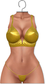 [[ Masoom ]] Bonnie - Yellow - Bra/Thong - { Legacy, Maitreya [ Lara ], Hourglass & Freya }