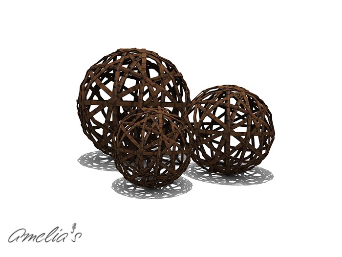 Amelia's Rattan Ball Decor (Boxed)