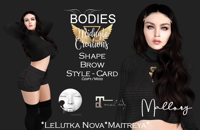 <MC> Mallory 4 Lelutka Nova / Maitreya (add me)