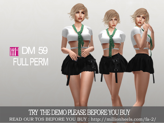 [DM]Full Perm 59 Short skirt