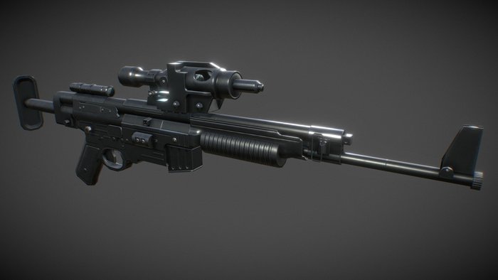 Anti-Grief A280 blaster rifle Scripted & animated 100%MESH 