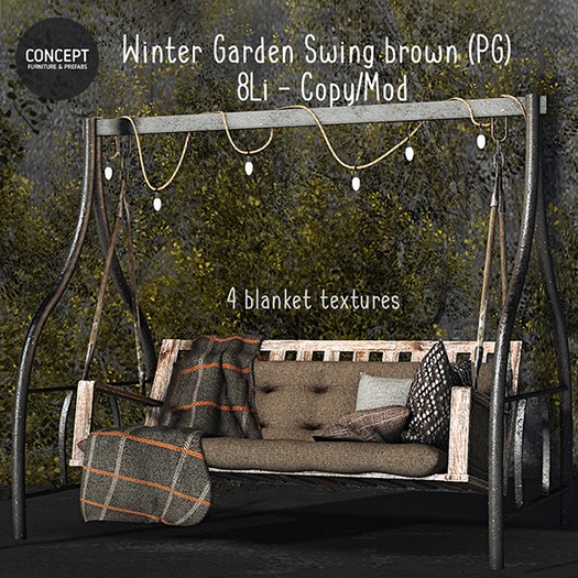 Winter Garden. Brown Swing . PG