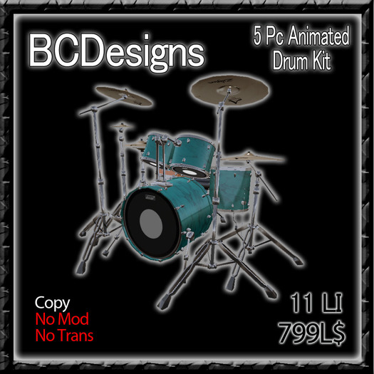 BCD Drum Kit Green (BoXed)