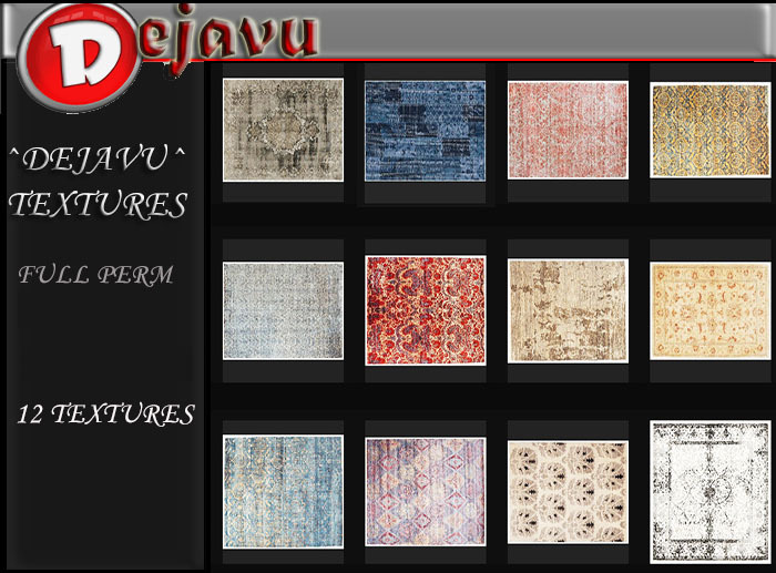 Dejavu^Full Perm Vintage Rug Texture 04