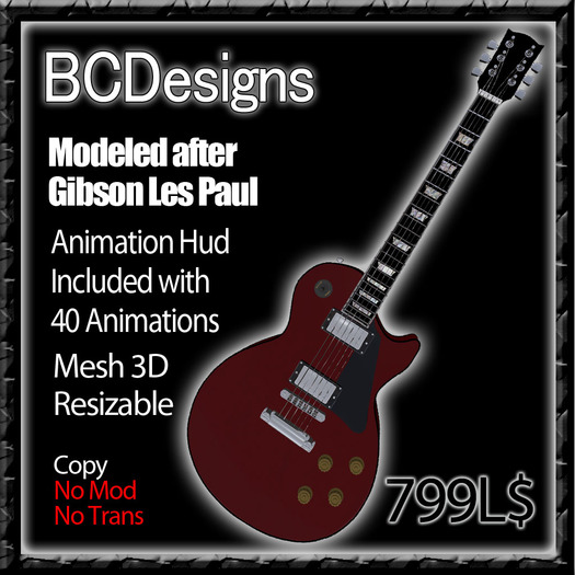 Les Paul Red Wood