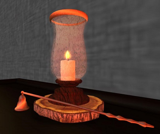 Hurricane Lamp with Snuffer