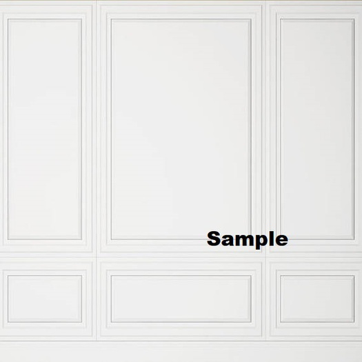 Contemporary White Chair Rail Texture CM